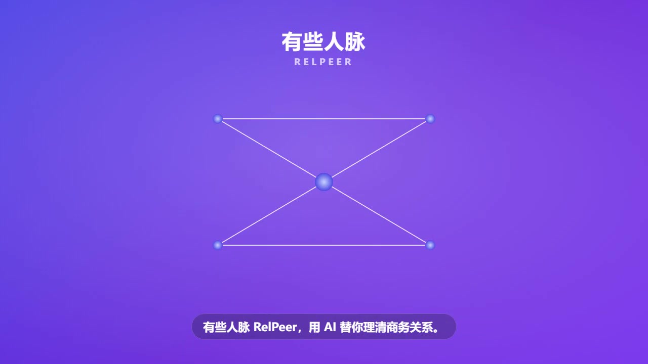 有些人脉宣传视频封面